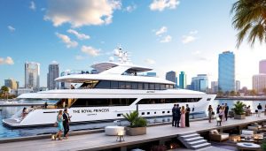 experience elegance aboard the royal princess, jacksonville's newest luxury event yacht, now available for unforgettable celebrations and private gatherings in the heart of downtown.
