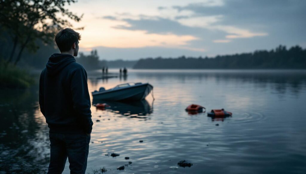 a survivor of the harris lake boating tragedy opens up about their regrets and emotional journey, reflecting on the harrowing events and wishing they hadn't been there that tragic day.