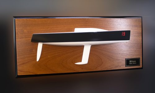 Nelson Marek 1D 35 half model with cabin and cockpit only