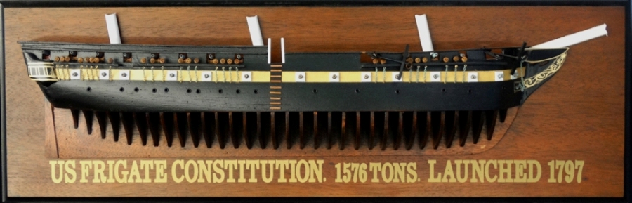 Half Models - - USS Constitution 1797 - Abordage