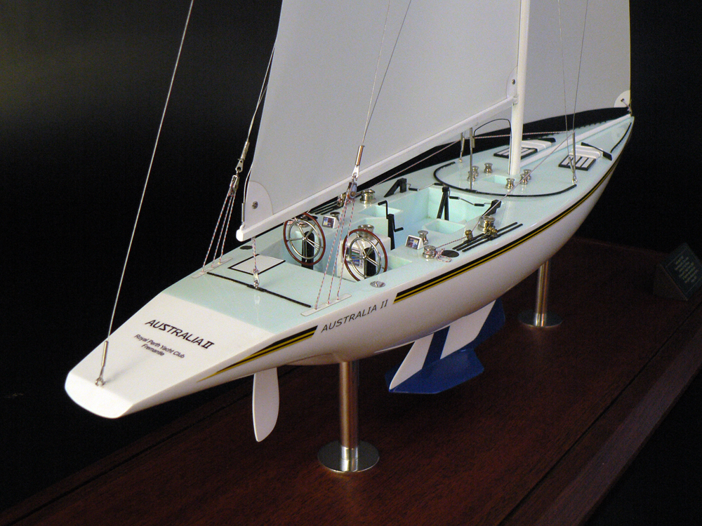 America's Cup Boats - - Australia II 1983 - Abordage