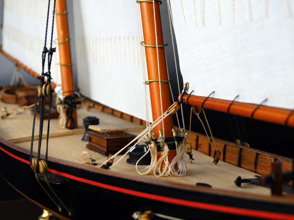 America's Cup Boats - - America 1851 - Abordage