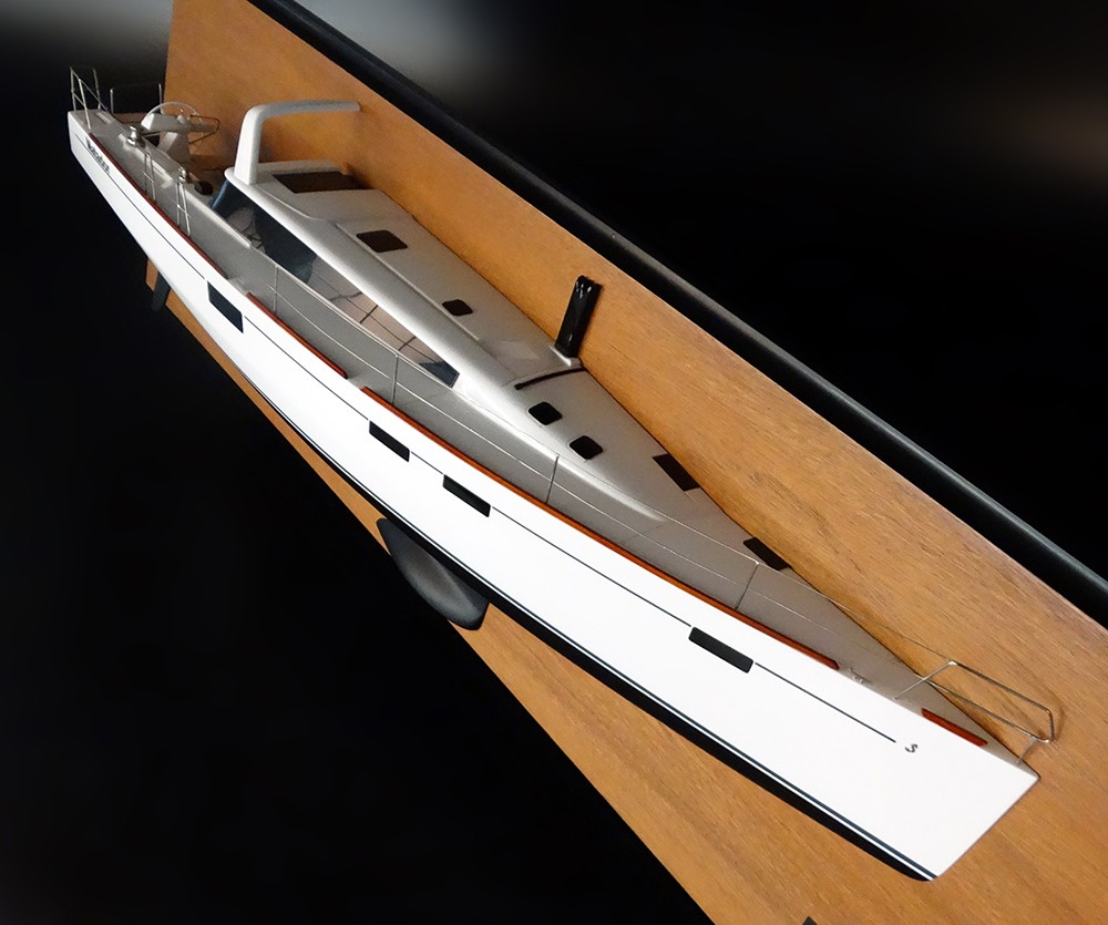 Custom Half Models - Beneteau - Beneteau Sense 50 Half Hull - Abordage