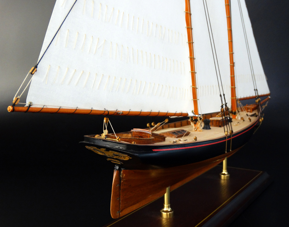 America's Cup Boats - - America 1851 - Abordage