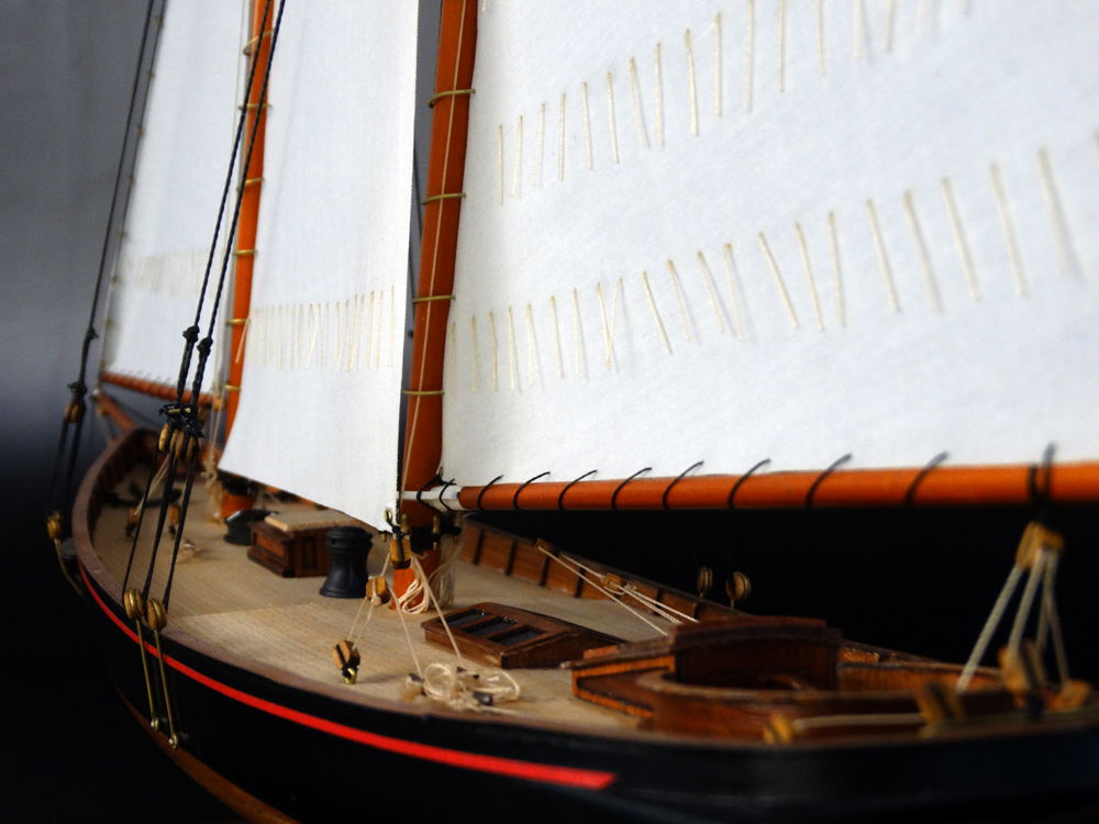 America's Cup Boats - - America 1851 - Abordage