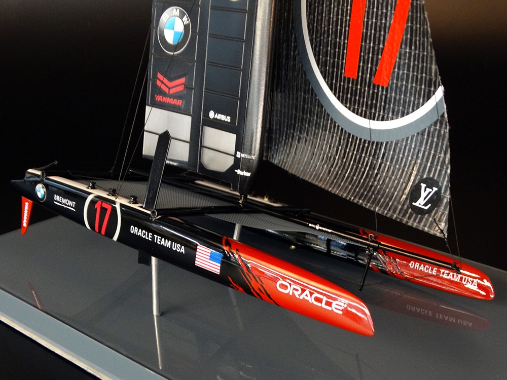 America's Cup Boats - - ORACLE TEAM USA 17 - AC 45 - 2015 - Abordage