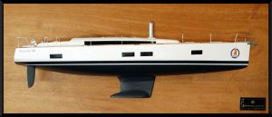 Custom Half Models - Beneteau - Beneteau Oceanis 55 half model with deck details - Abordage