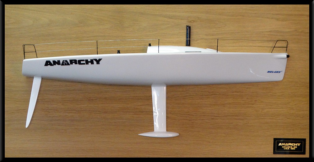 Custom Half Models - Melges - Melges 32 half model with deck details - Abordage