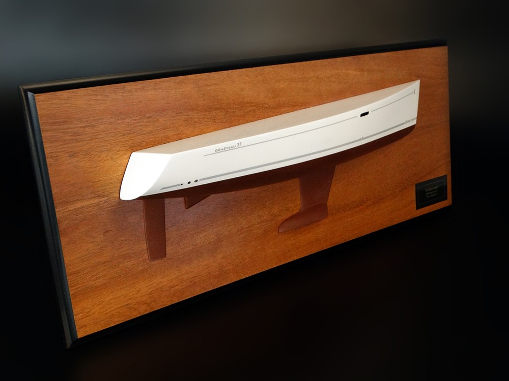 Custom Half Models - Beneteau - Beneteau Oceanis 37 flushdeck half hull - Abordage