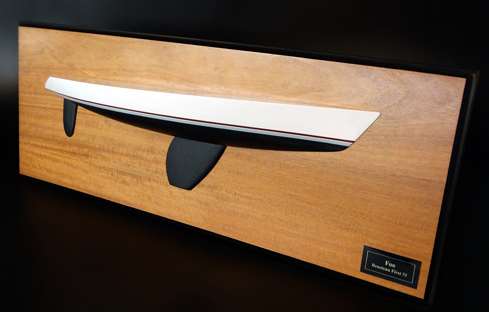 Custom Half Models - Beneteau - Beneteau First 51 flush deck half hull - Abordage