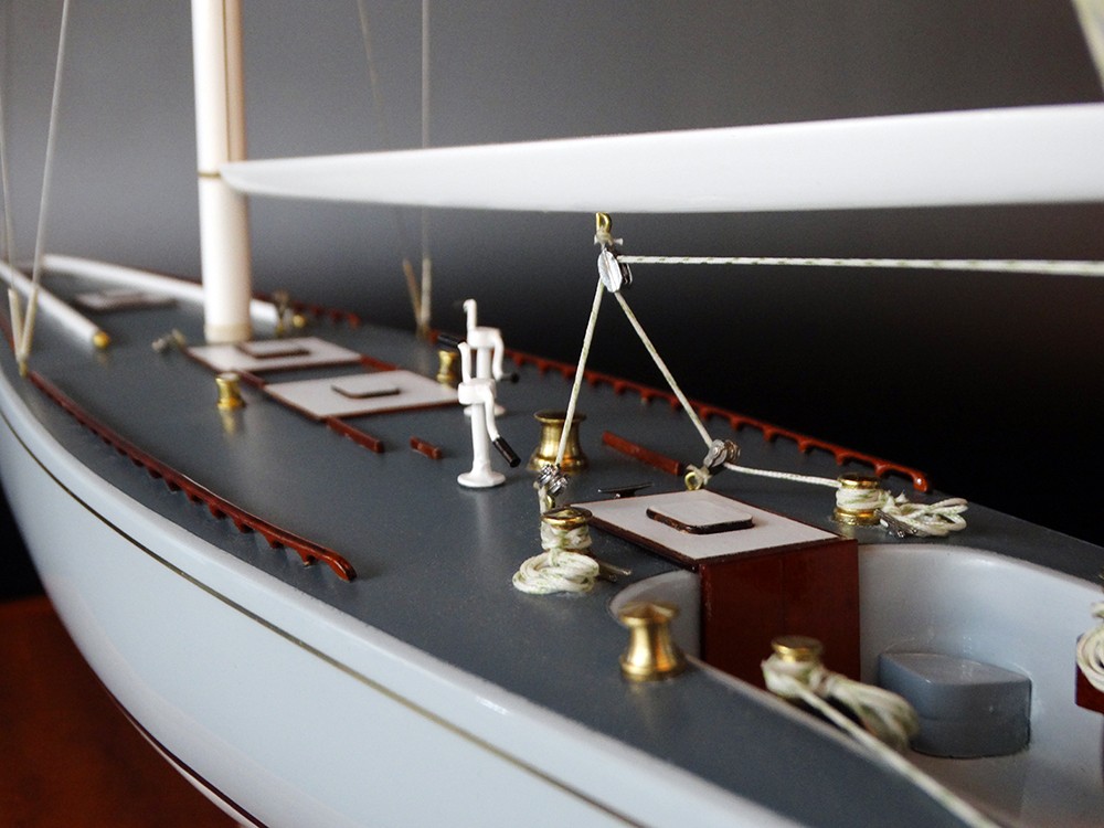 America's Cup Boats - - Columbia 1958 - Abordage