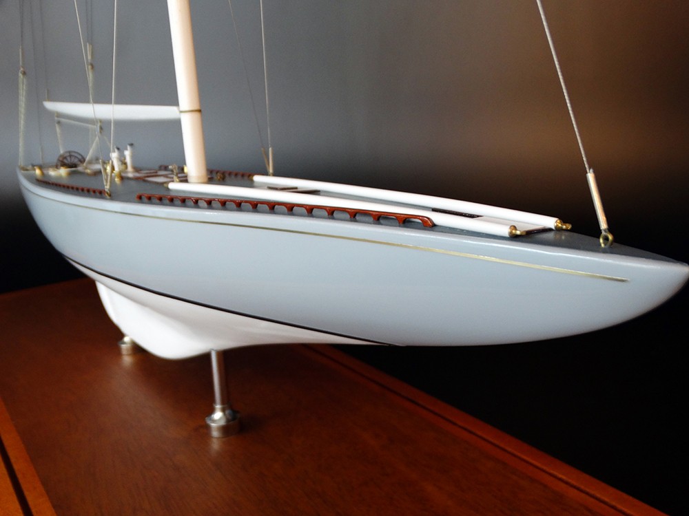 America's Cup Boats - - Columbia 1958 - Abordage