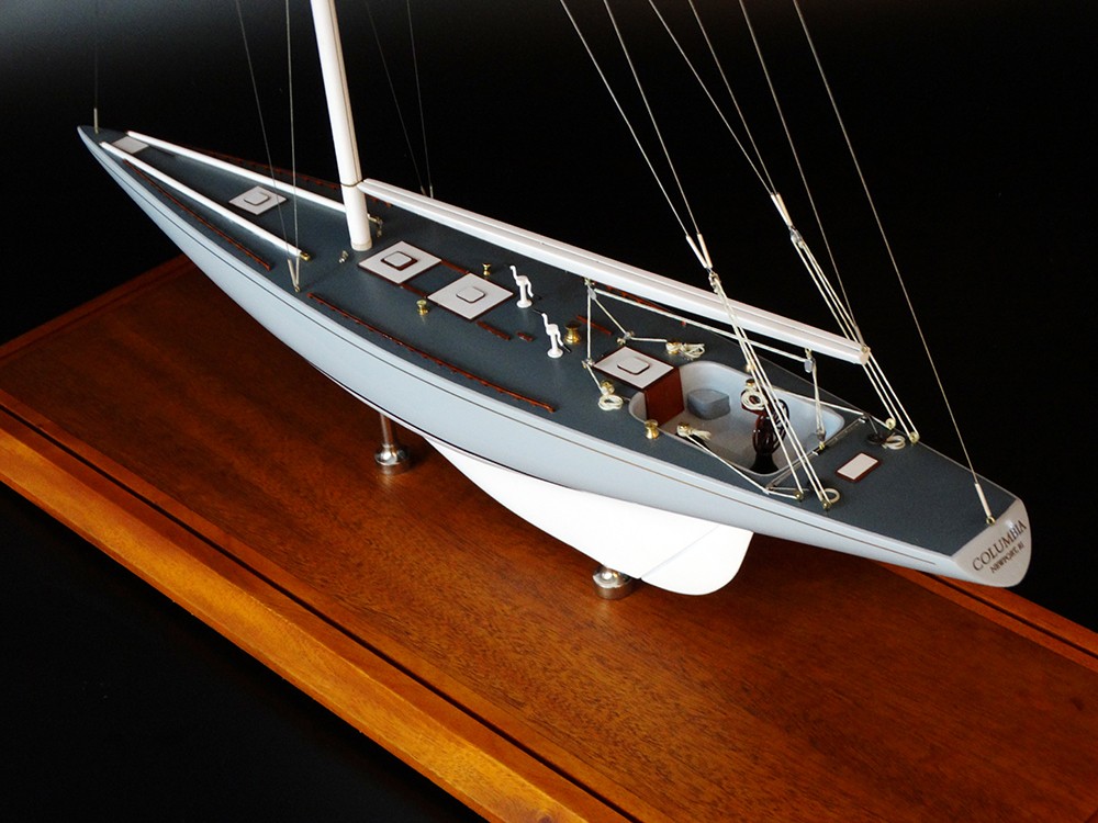 America's Cup Boats - - Columbia 1958 - Abordage