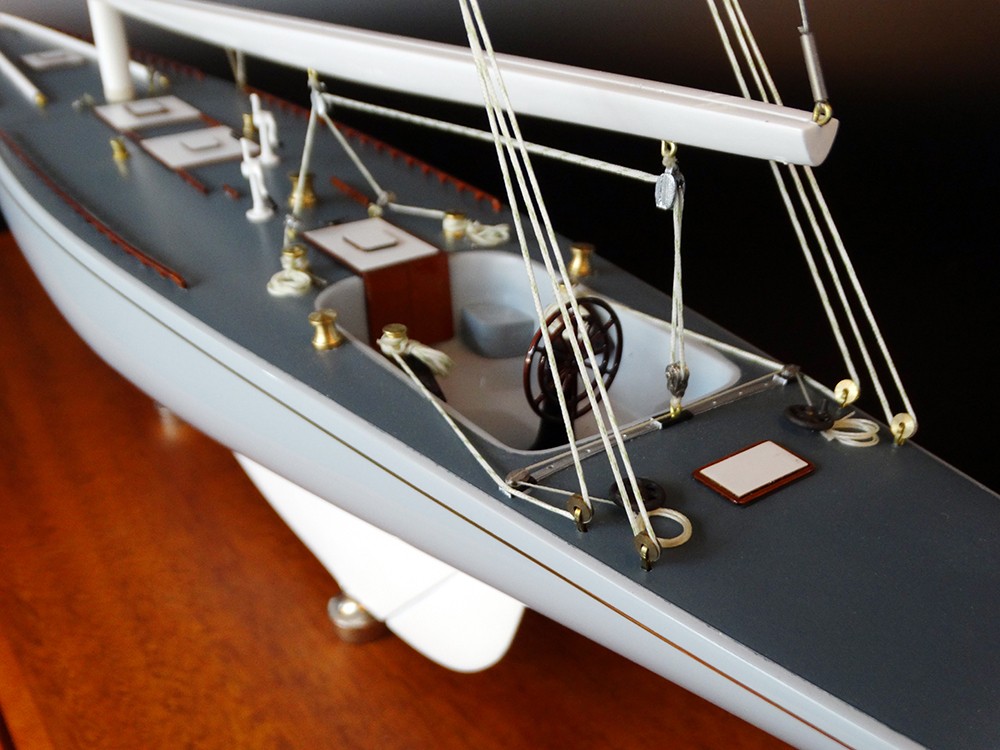 America's Cup Boats - - Columbia 1958 - Abordage