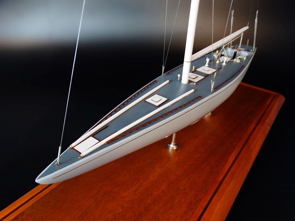 America's Cup Boats - - Columbia 1958 - Abordage