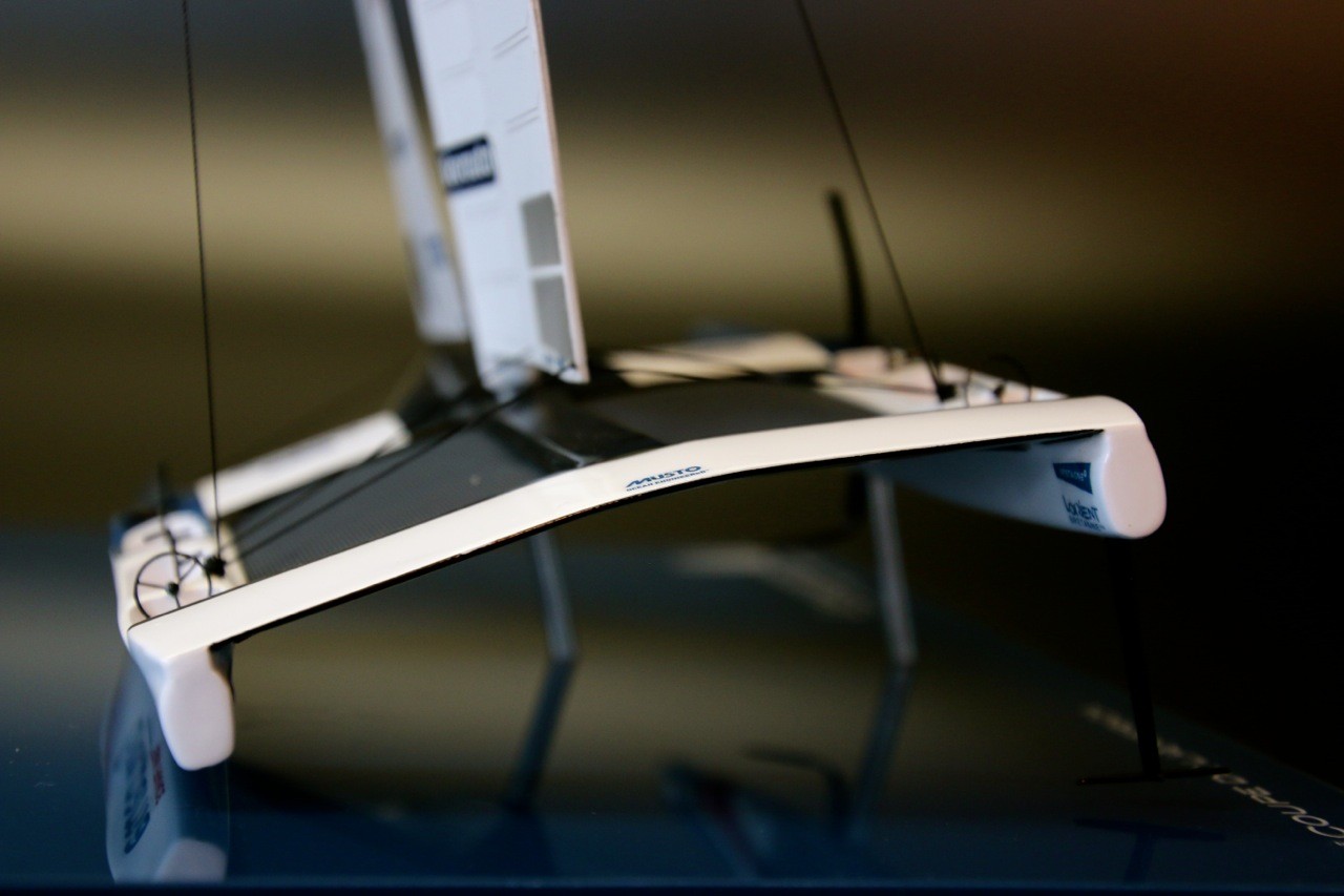 Custom Desk Models - - Groupama Team France - Catamaran AC 50 - 2017 desk model - Abordage