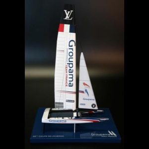 Custom Desk Models - - Groupama Team France - Catamaran AC 50 - 2017 desk model - Abordage
