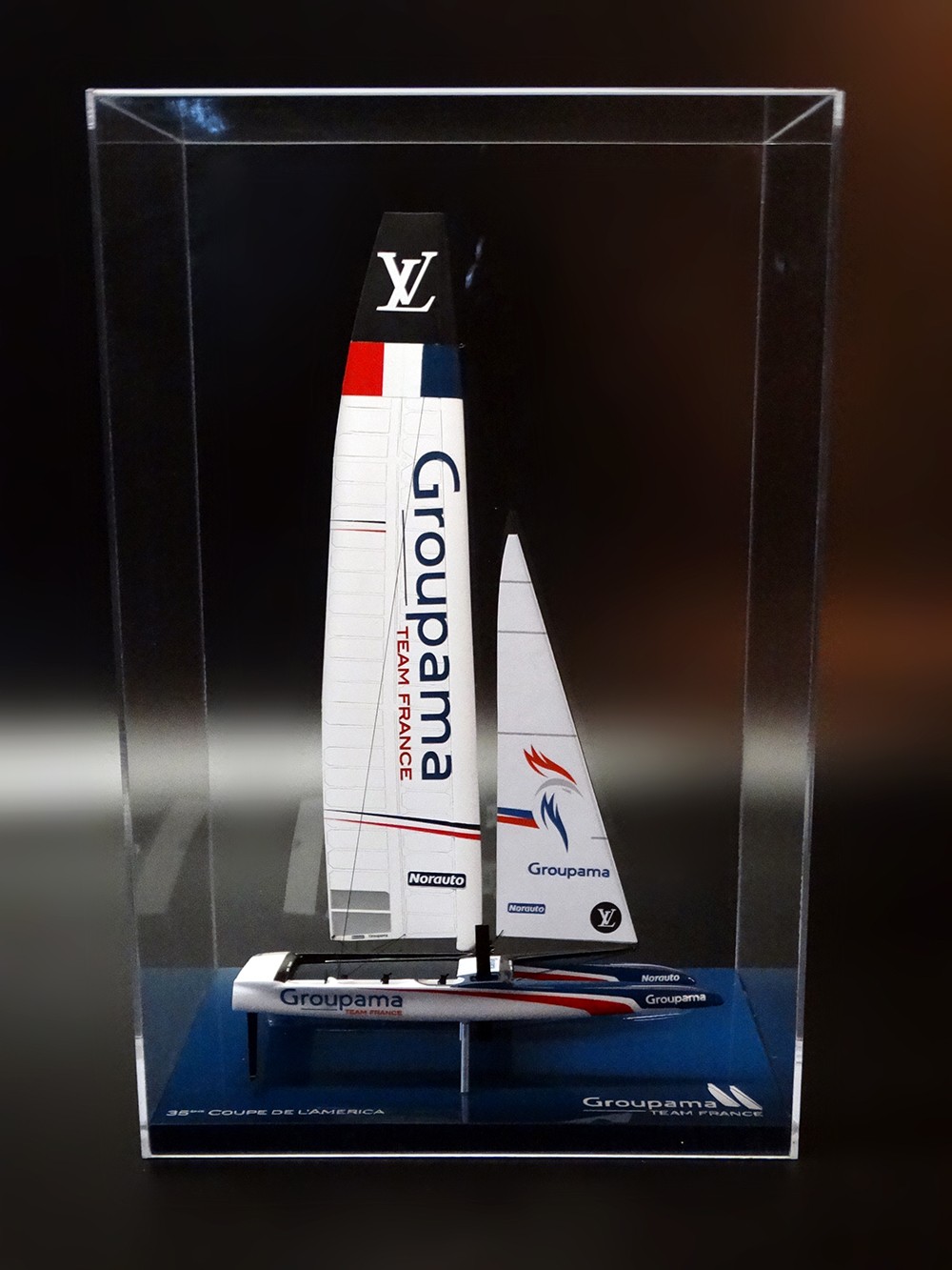 Custom Desk Models - - Groupama Team France - Catamaran AC 50 - 2017 desk model - Abordage
