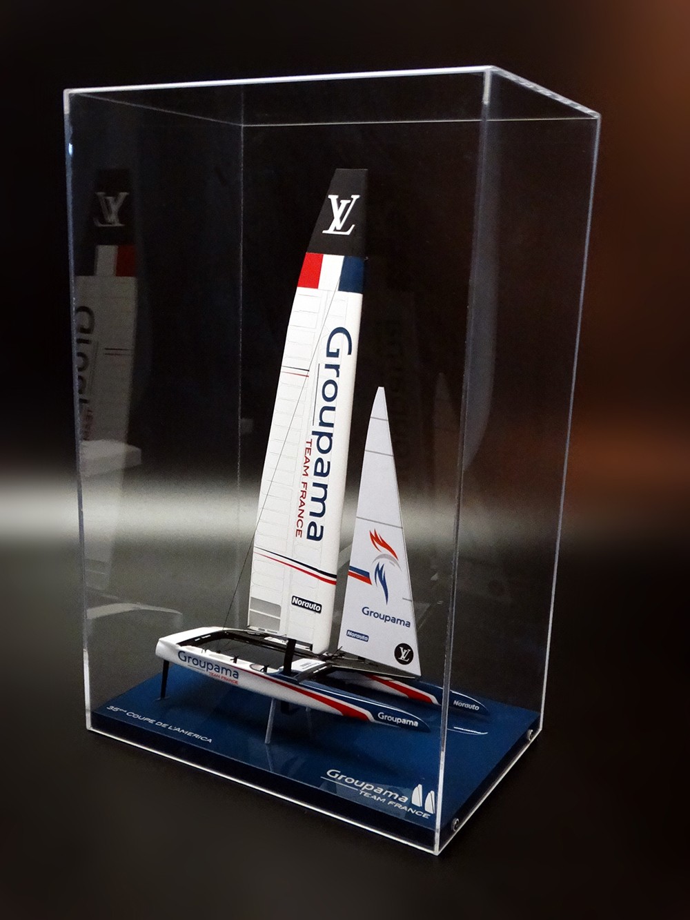 Custom Desk Models - - Groupama Team France - Catamaran AC 50 - 2017 desk model - Abordage