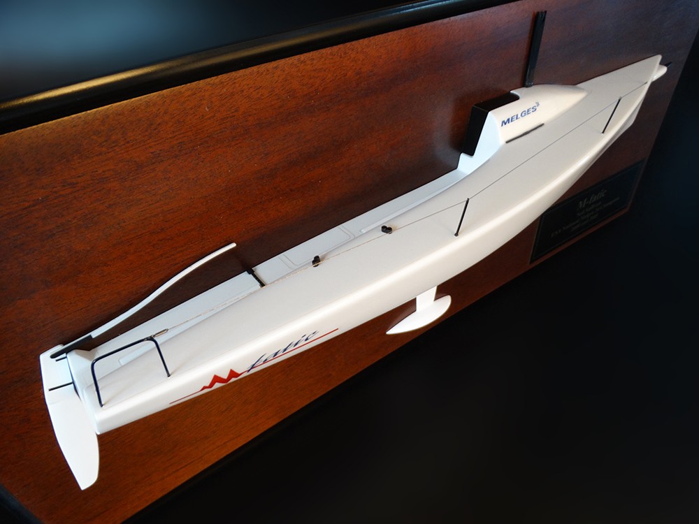 Custom Half Models - Melges - Melges 24 half model with deck details - Abordage