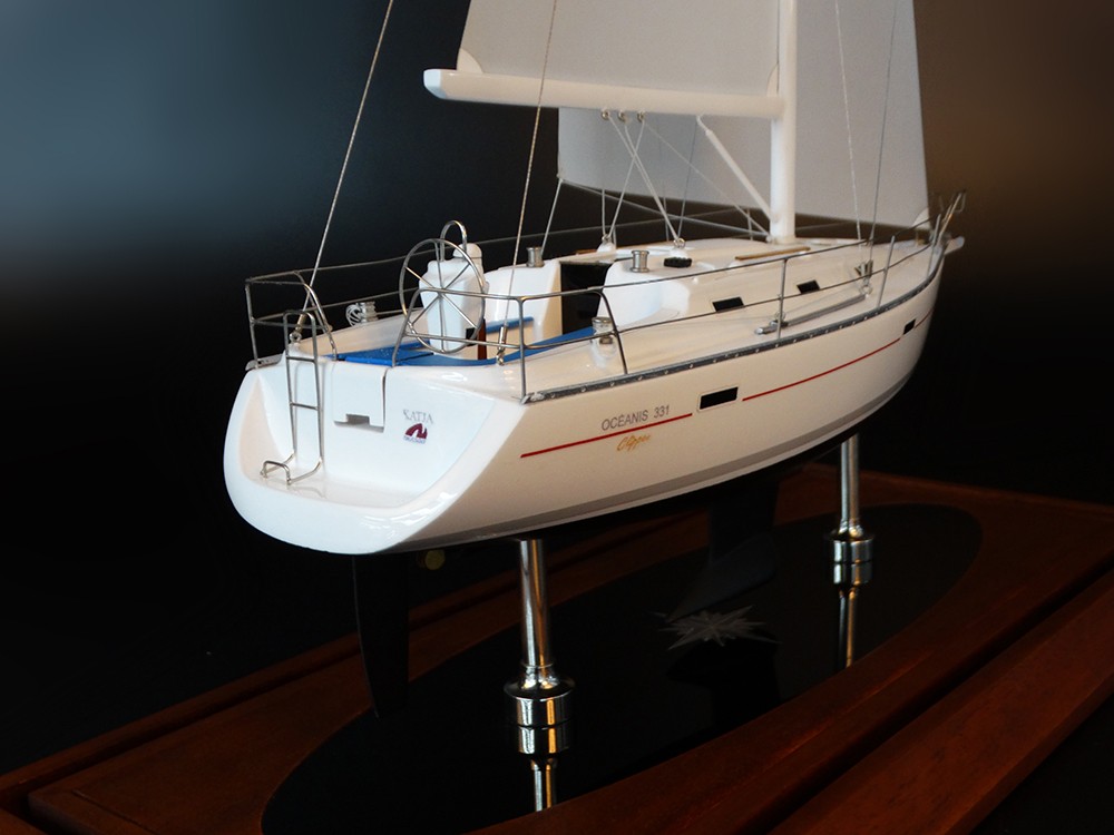 Custom Models - Beneteau - Beneteau Oceanis Clipper 331 custom model - Abordage