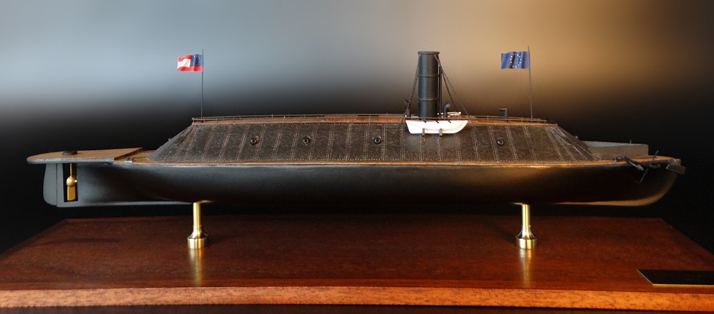 Historic Ships - - CSS Virginia 1862 - Abordage