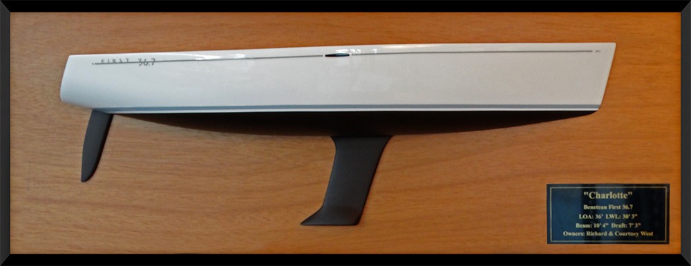 Custom Half Models - Beneteau - Beneteau 36.7 half hull - Abordage