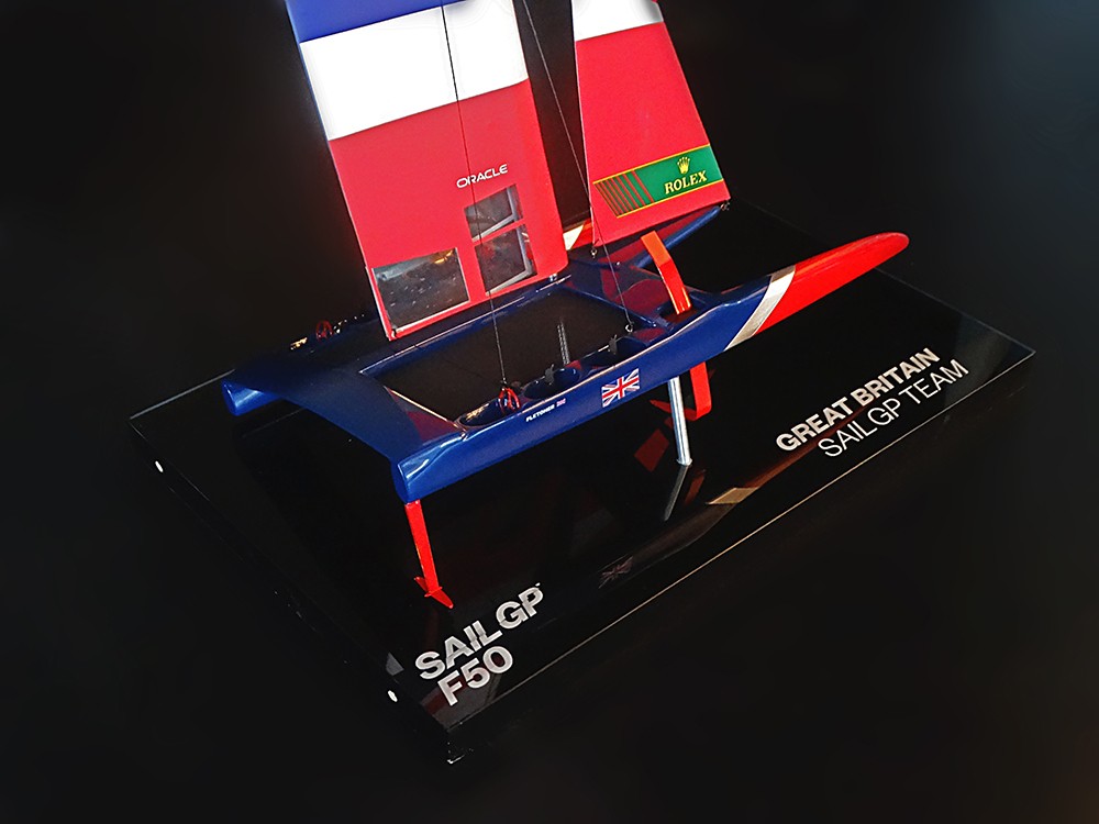 Desk Models - - Sail GP GREAT BRITAIN desk model - Abordage