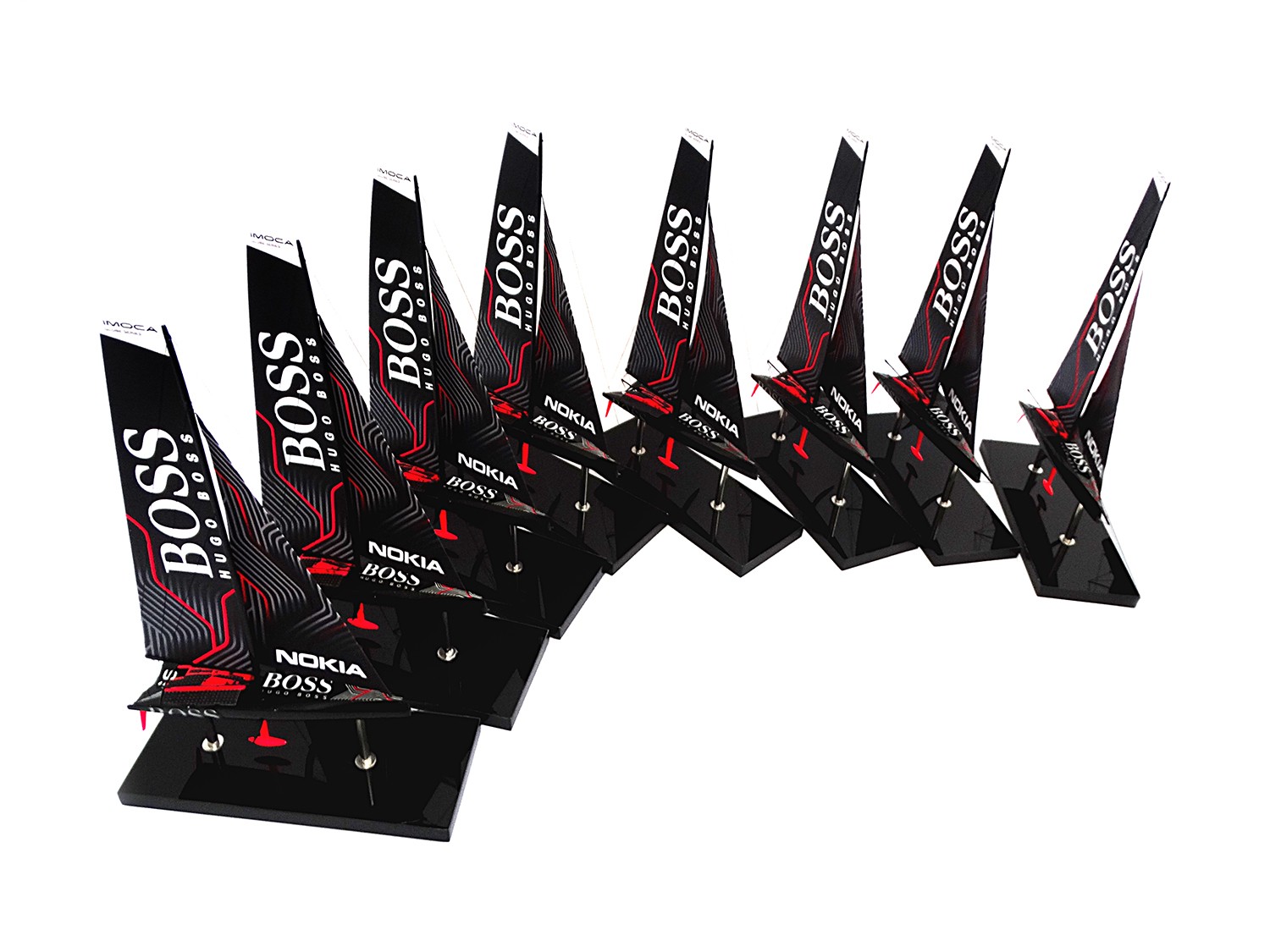 Custom Desk Models - - Alex Thomson racing's new 2020 HUGO BOSS yacht - Abordage