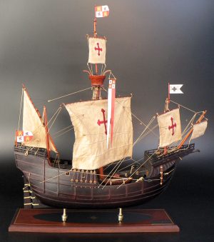 Historic Ships - - Santa Maria 1492 ship Model - Abordage