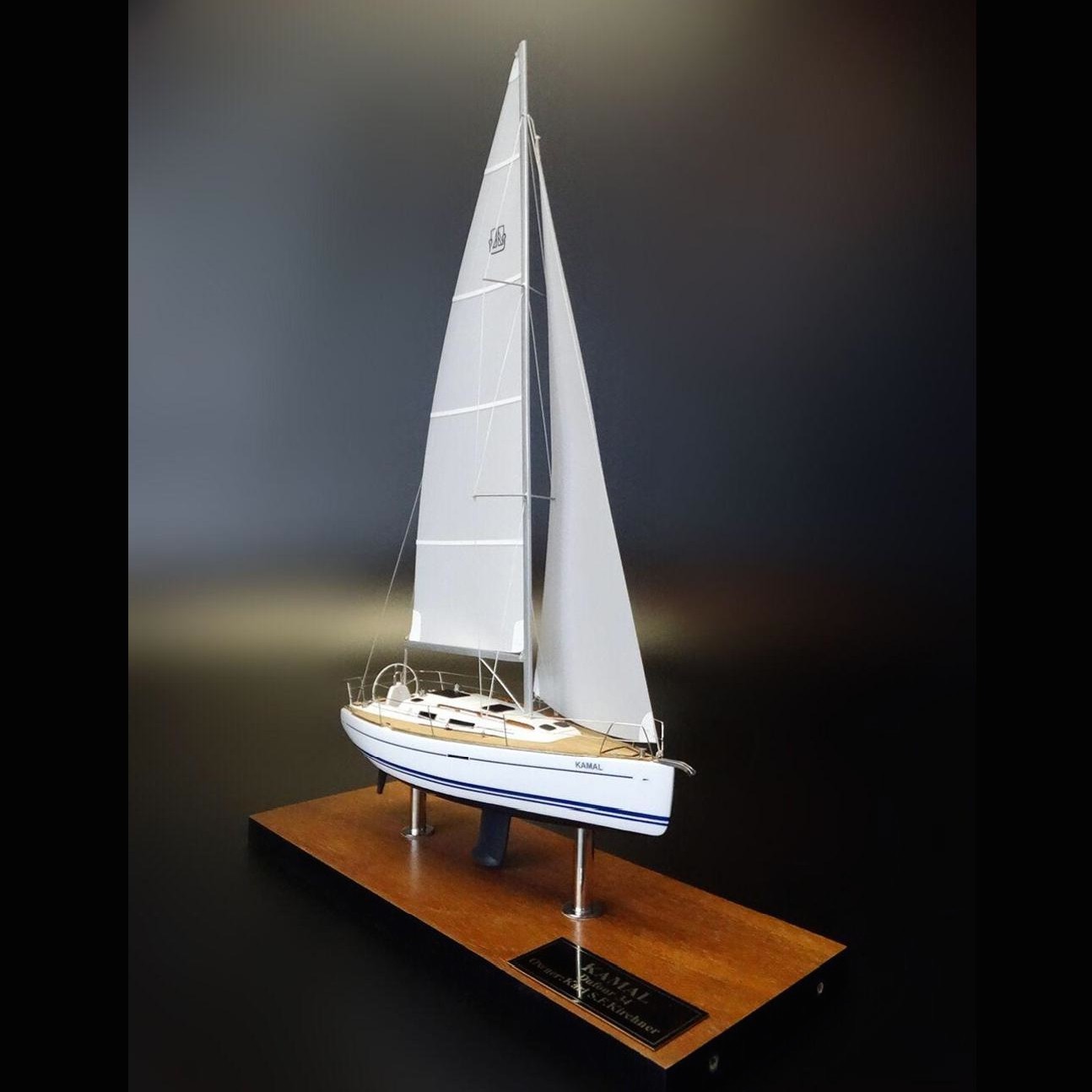 Custom Desk Models - Dufour Yachts - Dufour 34 desk model - Abordage