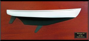 Custom Half Models - - Morgan 24 flush deck half hull - Abordage