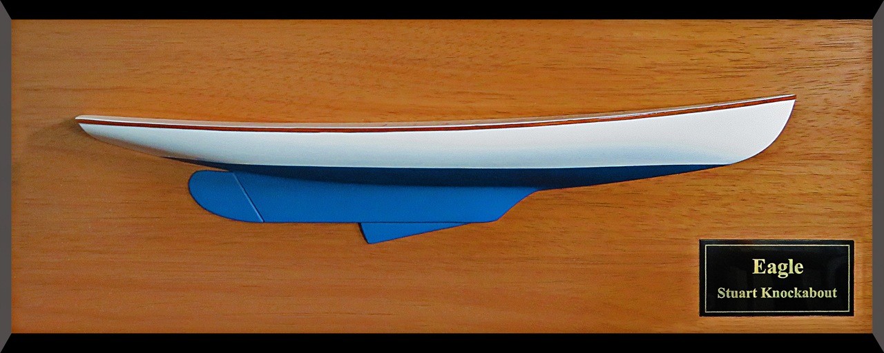 Custom Half Models - Stuart Knockabout - Stuart Knockabout half hull - Abordage