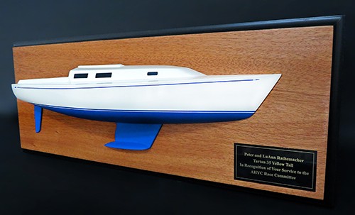 Custom Half Models - Tartan - Tartan 35 half with cabin and cockpit only - Abordage