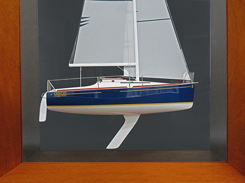 Custom Half Models - Beneteau - Beneteau First 20 framed half model - Abordage