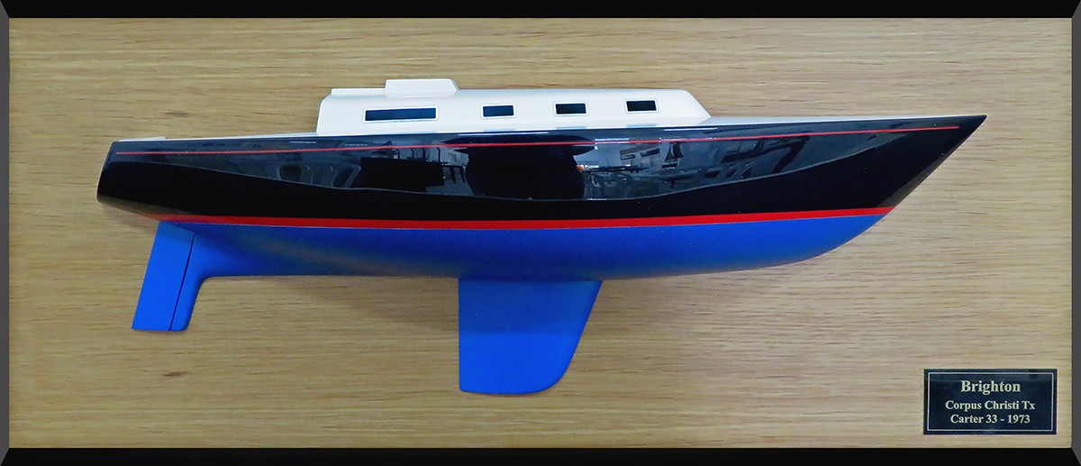 Custom Half Models - - Carter 33 half model with cabin and cockpit only - Abordage