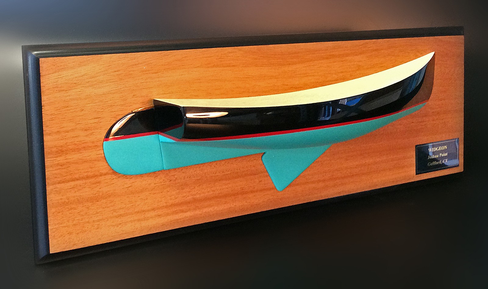 Custom Half Models - Marshall Catboats - Marshall 15 Sandpiper flushdeck half hull - Abordage