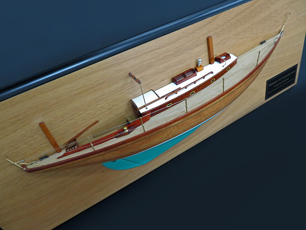 Custom Half Models - - Concordia Yawl 41 custom half model with deck details - Abordage