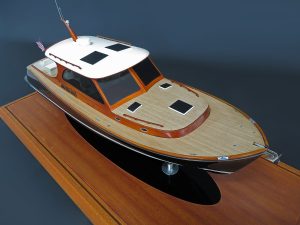 Custom Models - Hinckley - Hinckley Picnic 40 custom model - Abordage