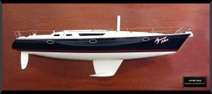 Custom Half Models - Jeanneau - Jeanneau 45.2 custom half model with deck details - Abordage