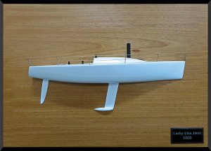 Custom Half Models - - One Design 35 custom half model with deck details - Abordage