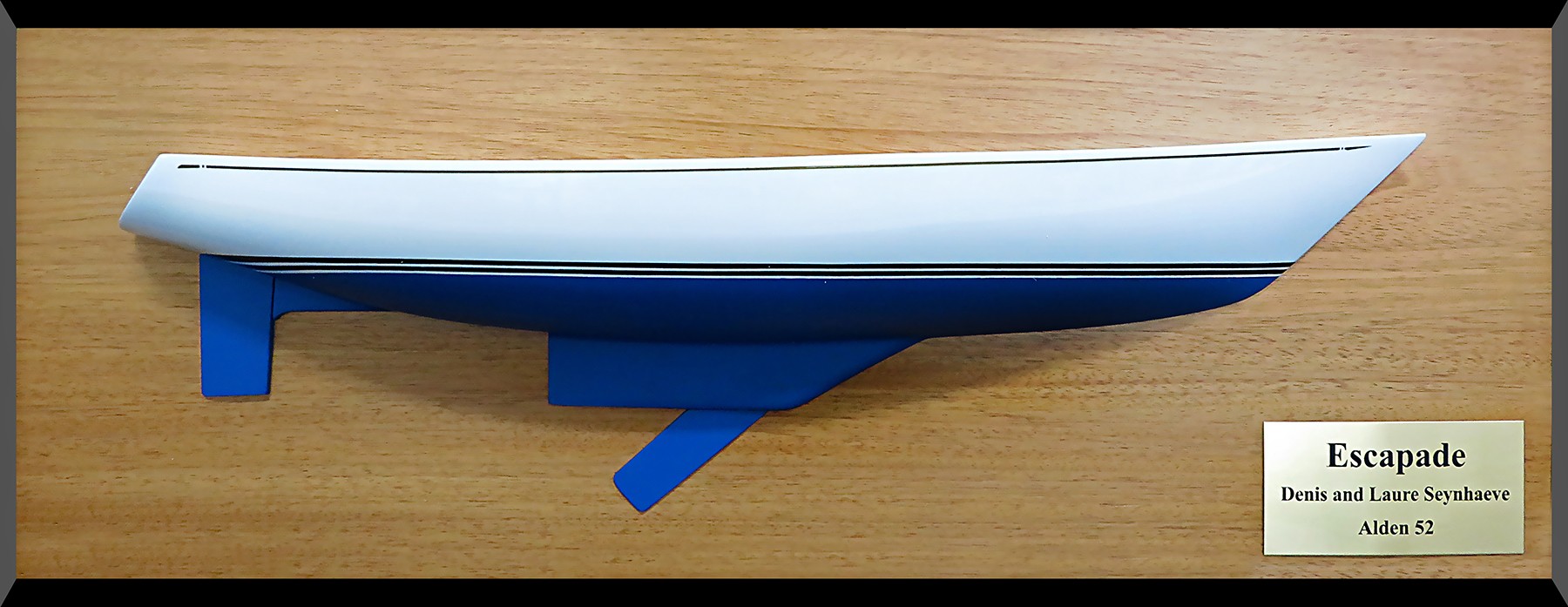 Custom Half Models - JOHN G. ALDEN DESIGN - Alden 52 centerboard half hull - Abordage