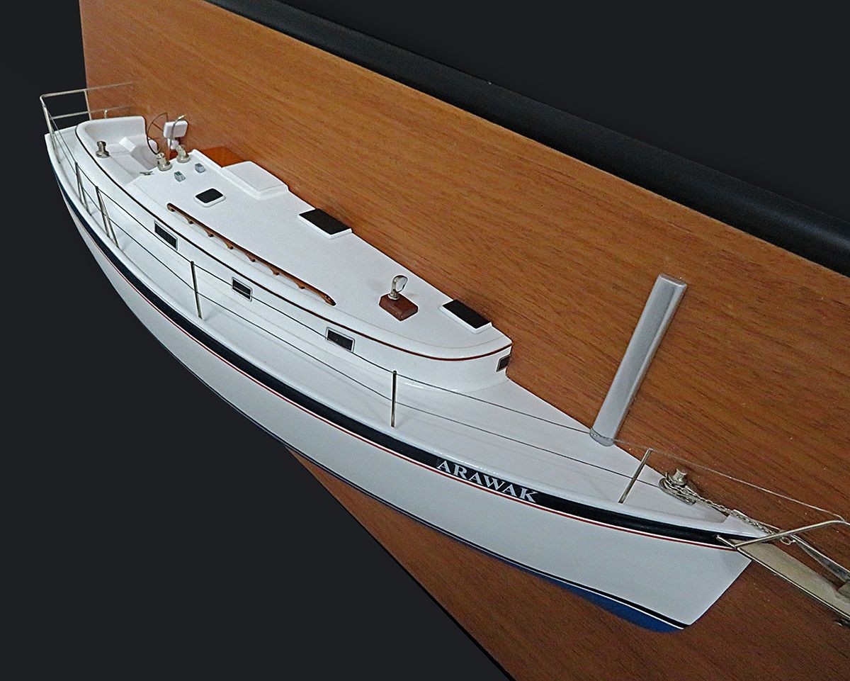 Custom Half Models - - Nonsuch 33 half model with deck details - Abordage