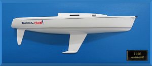 Custom Half Models - JBoats - J 105 custom half model with cabin and cockpit only - Abordage