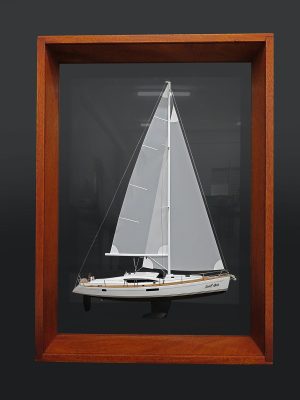 Custom Half Models - Jeanneau - Jeanneau 50 DS framed half model - Abordage
