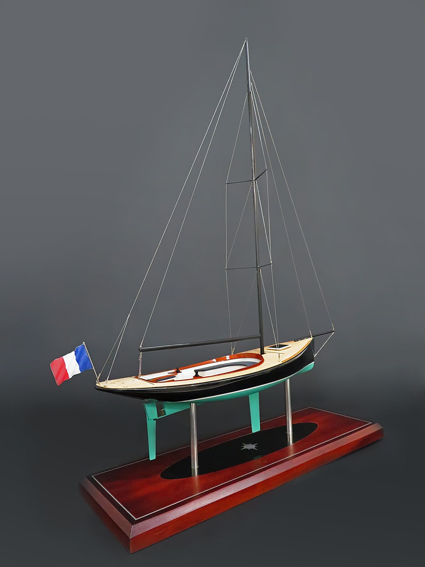 Custom Models - Rosewest - Rosewest Cape Cod 9 mt, varnished wood version, Custom Model - Abordage