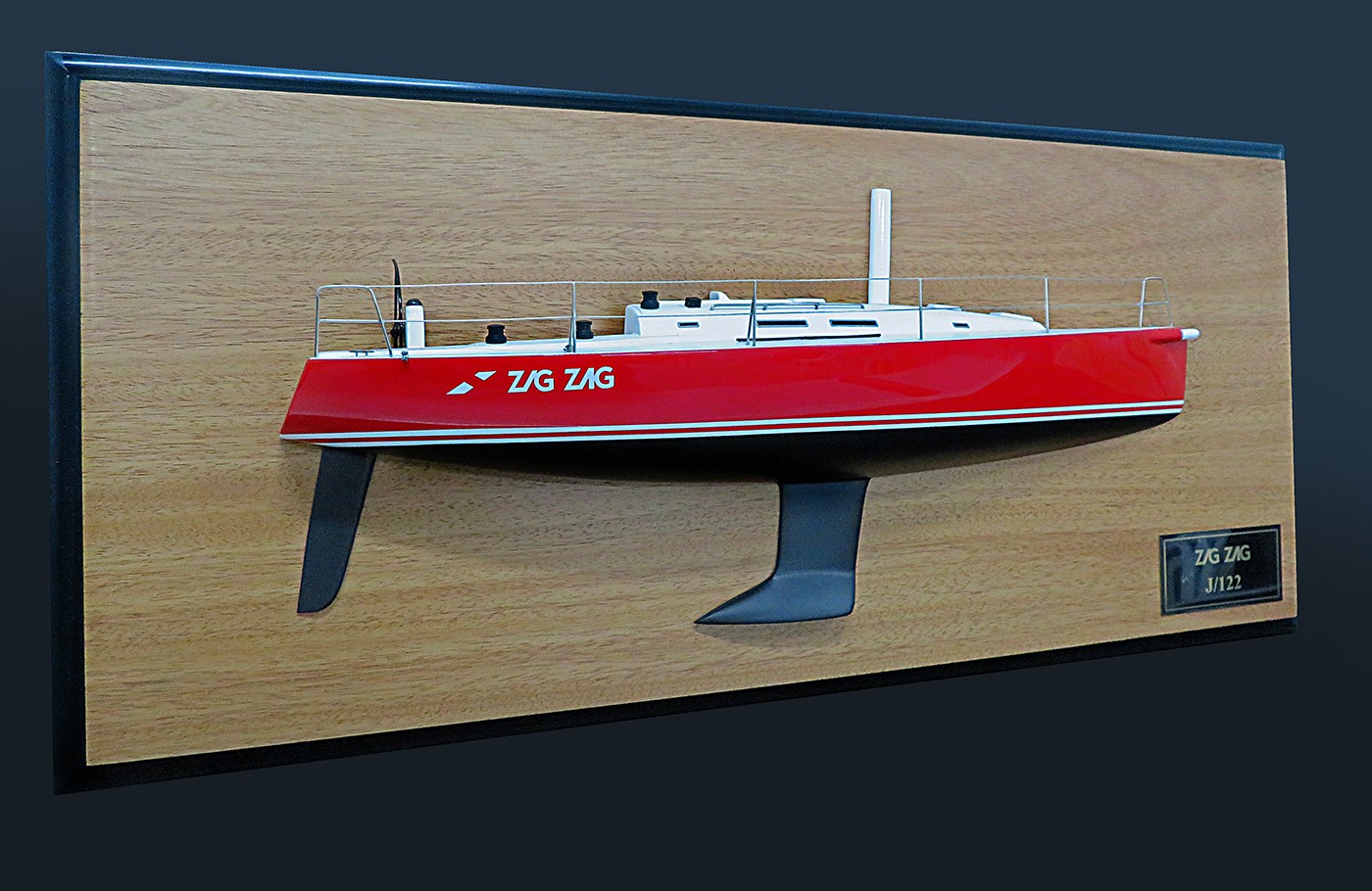 Custom Half Models - JBoats - J 122 custom half model with deck details - Abordage