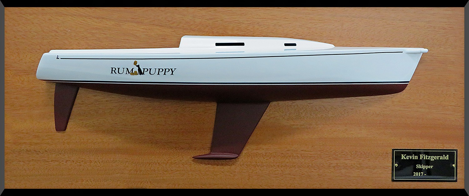 Custom Half Models - JBoats - J105 half model with cabin and cockpit only - Abordage