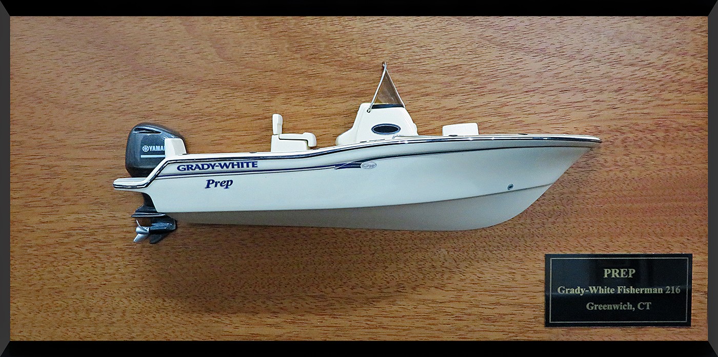 Custom Half Models - - Grady-White Fisherman 216 custom model with deck details - Abordage
