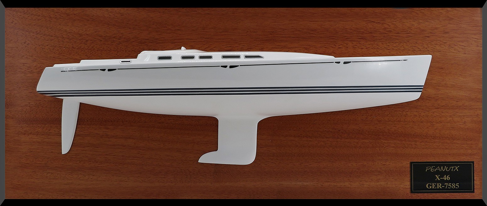 Custom Half Models - X-Yachts - X-Yacht X-46 custom half model with cabin and cockpit only - Abordage